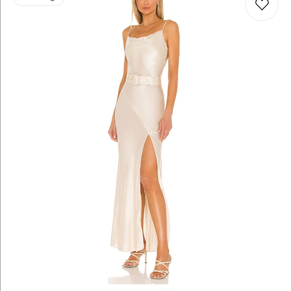 Revolve X Nicholas Simone Dress in milk, size 0